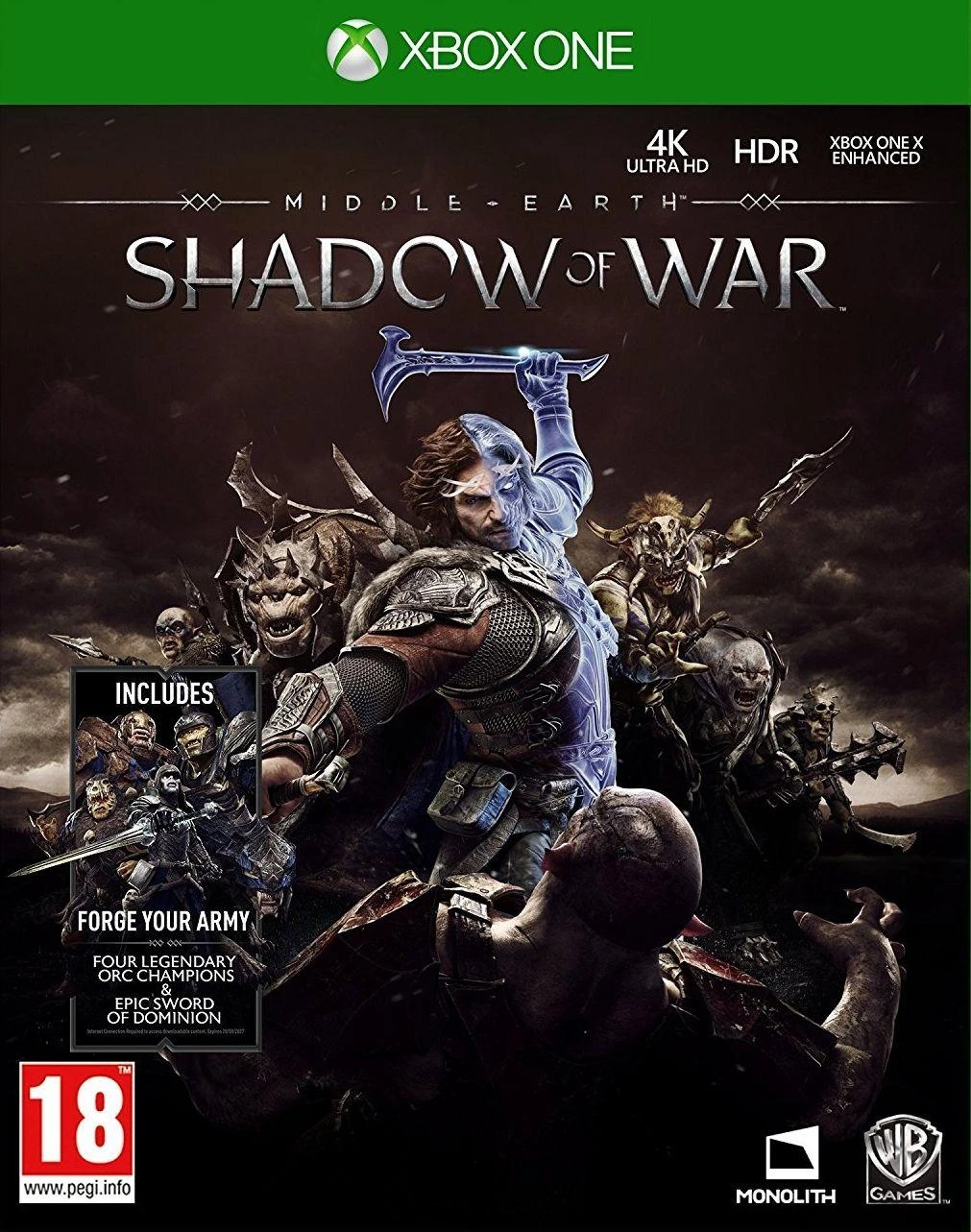 WARNER BROS „XBOX One“ „Middle-Earth: Shadow of War“ (apima „Forge Your Army“ DLC)