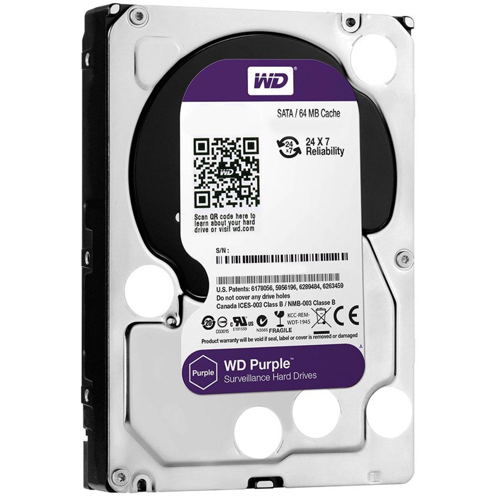 Western Digital Violetinė WD40PURZ 5400 RPM, 4000 GB