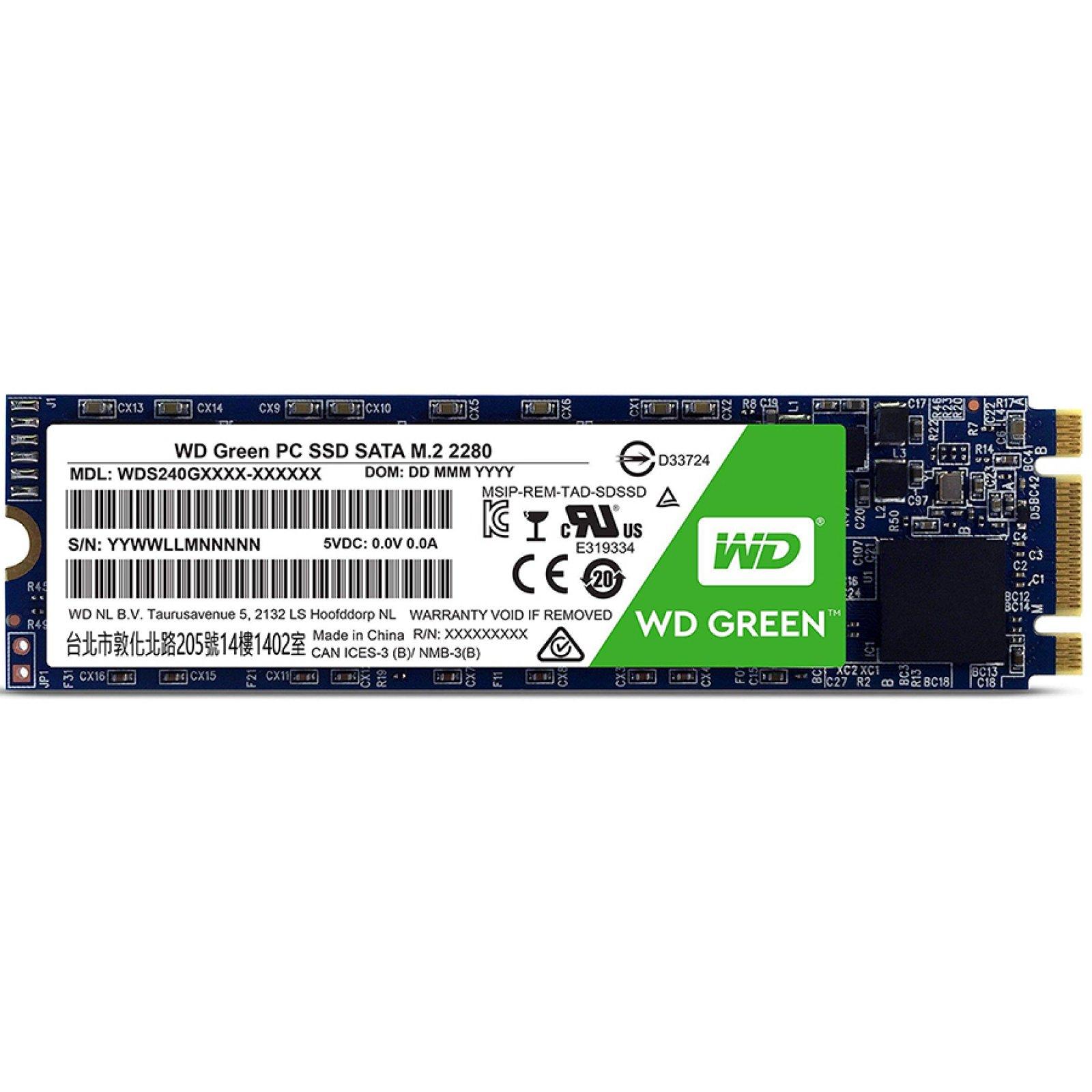 SanDisk WD Žalias SSD 480GB SATA III 6Gb/s M.2 2280