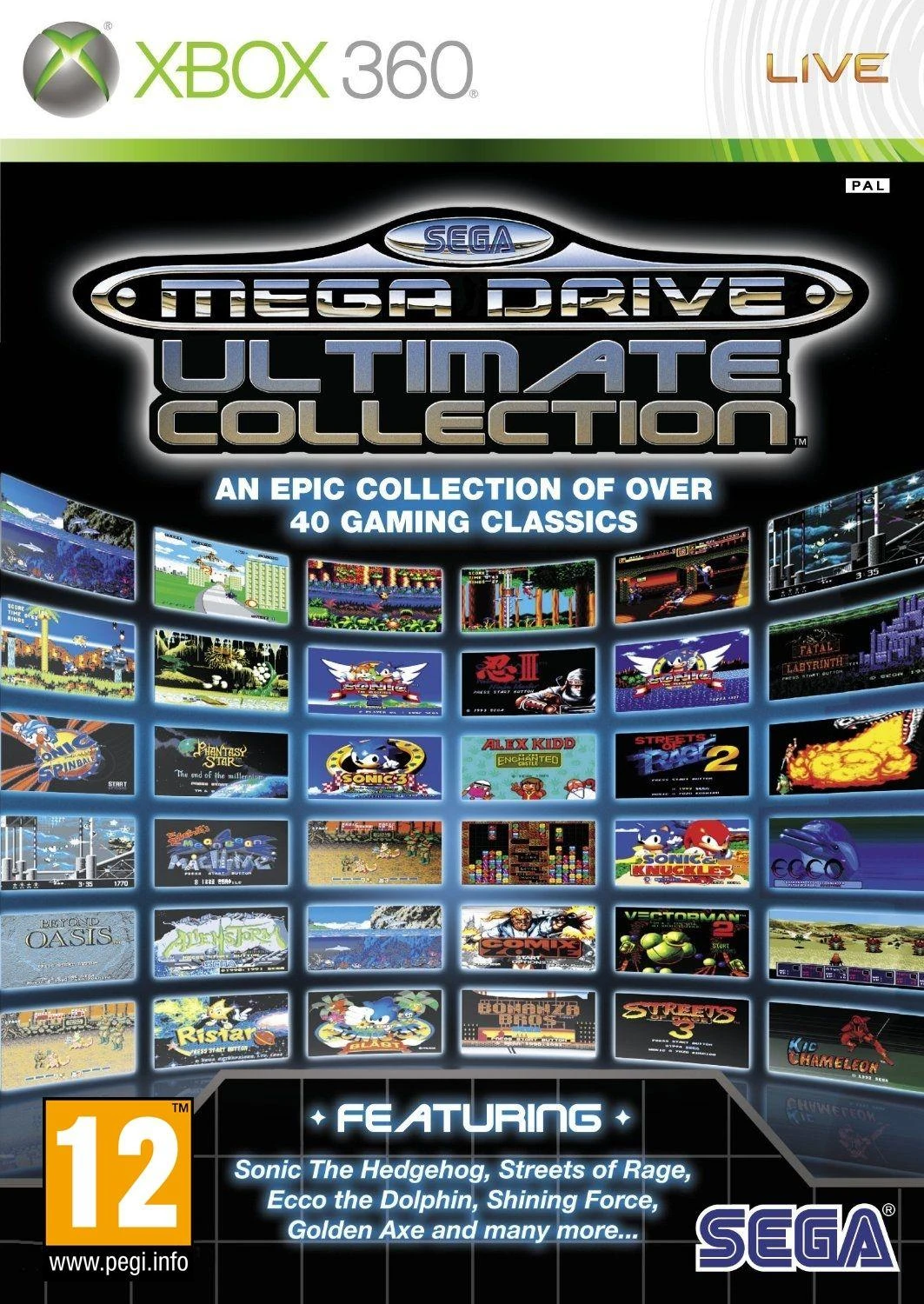 SEGA Mega Drive Ultimate kolekcija (klasikinė) – XBOX 360