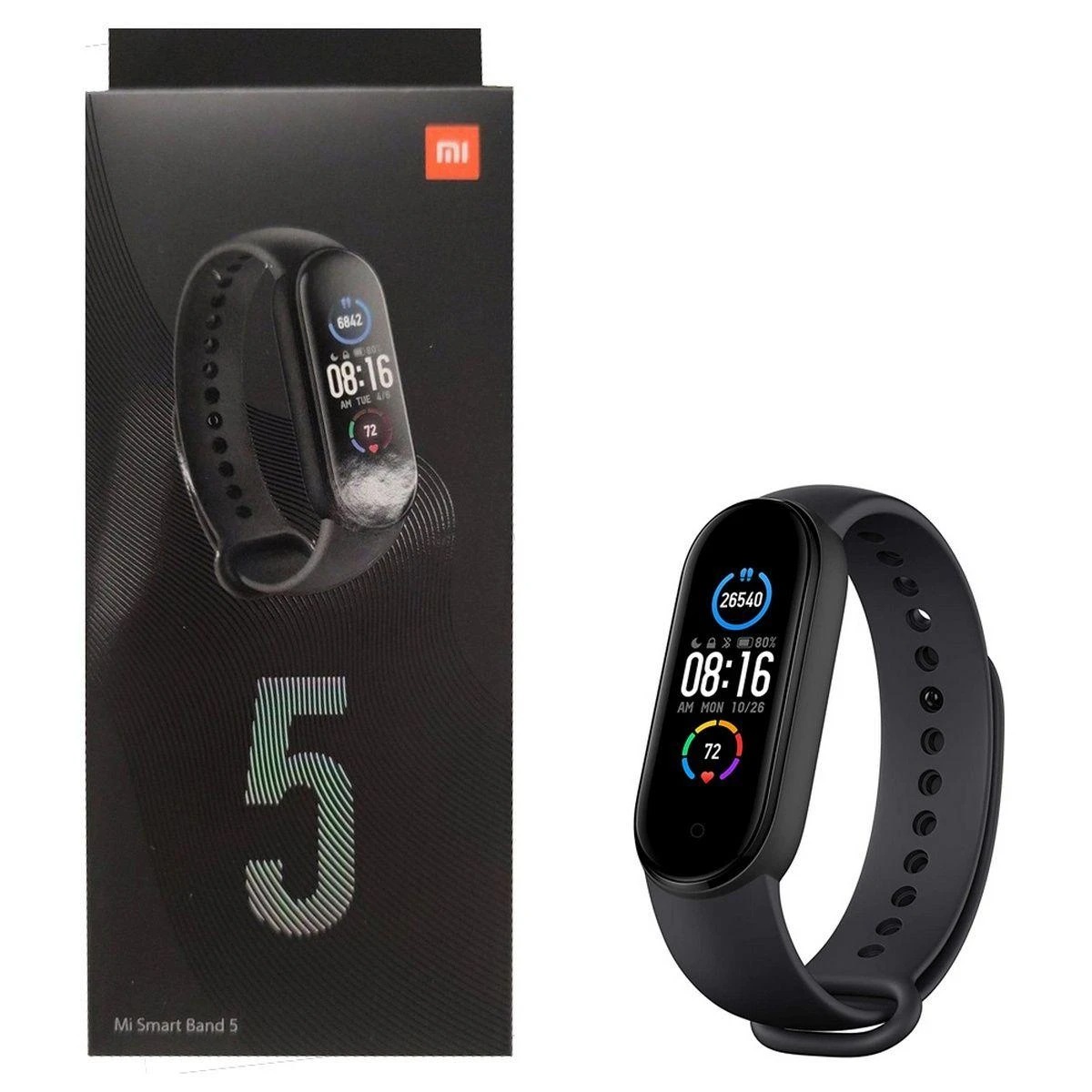 Išmanioji apyrankė Xiaomi Mi Band 5, Juodos spalvos