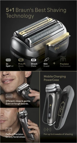 Barzdaskutė BRAUN Series 9 Pro+ 9525S