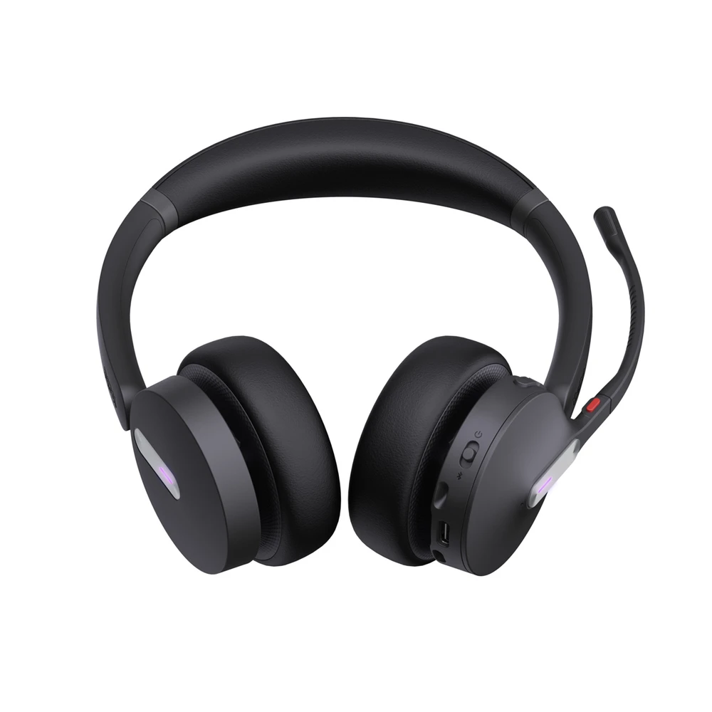 Belaidės ausinės Yealink WH64 Hybrid Dual UC, juodos spalvos