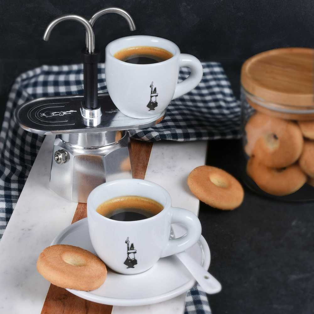 Kavinukas Bialetti Mini Express, 2 puodeliams, juodas
