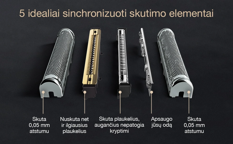 Barzdaskutė BRAUN Series 9 Pro+ 9525S aprašymas - Prekės nuotrauka