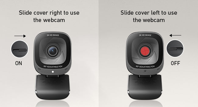 Internetinė kamera Anker PowerConf C200 Webcam, 2K raiška, juodos spalvos aprašymas - Prekės nuotrauka