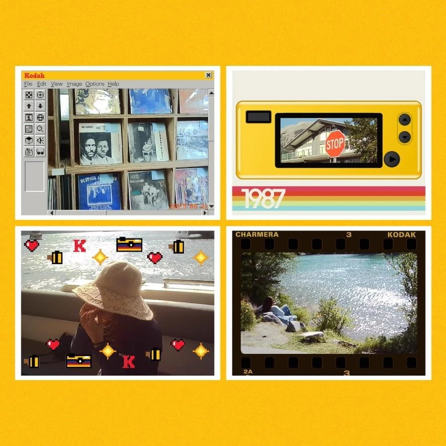 Kodak CHARMERA skaitmeninis fotoaparatas-raktų pakabukas, 6 dėžutės su atsitiktiniu variantu