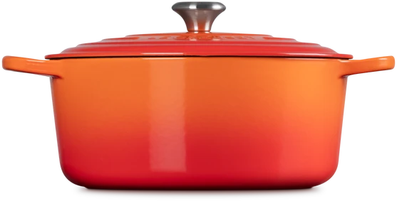 Le Creuset Signature Casserole apvalus puodas, 26 cm | spalva: oranžinė