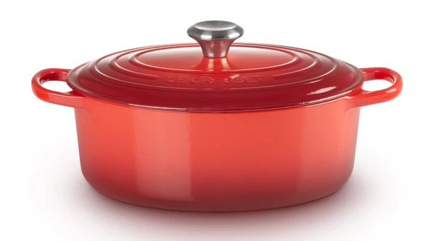 Troškintuvas Le Creuset Signature, ovalus, 27 cm, 4,1 l, vyšninis