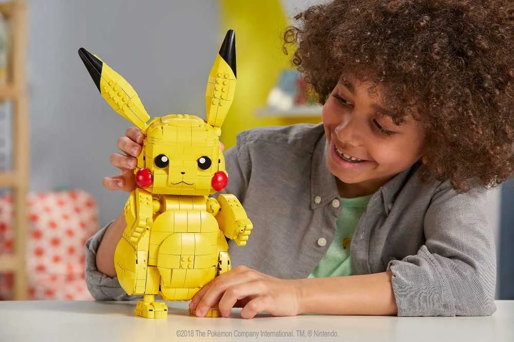 Mega Construx „Pokemon“ rinkinys „Didysis Pikachu“, ~33 cm (FVK81)