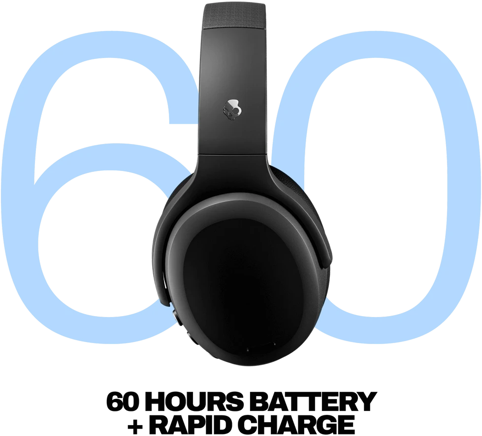 Belaidės Ausinės Skullcandy Crusher ANC 2, Juodos
