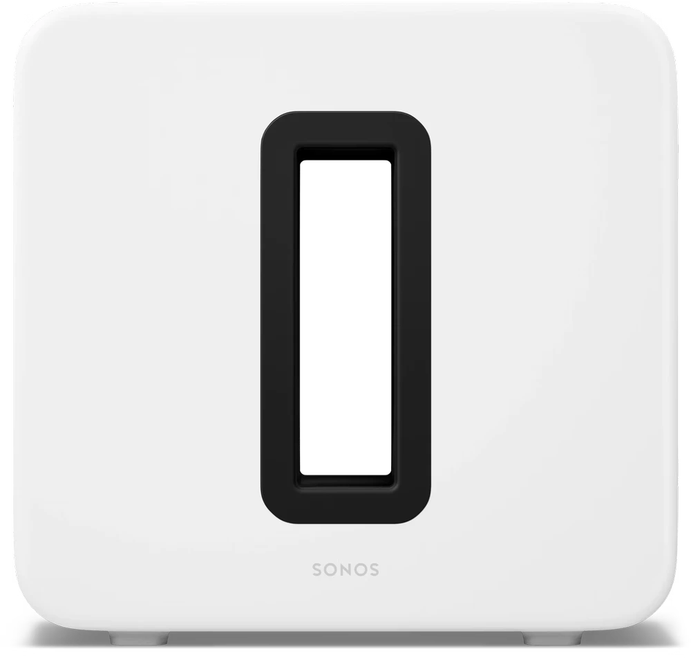 Žemų dažnių garsiakalbis Sonos Sub 4, Baltos spalvos