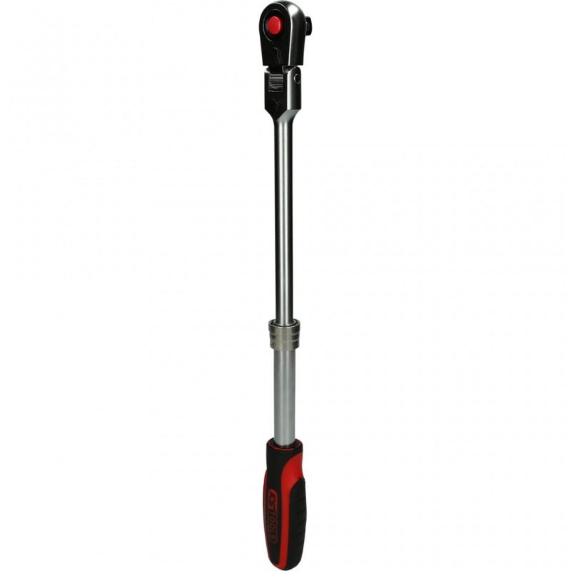 1/2" teleskopinė terkšlė KS TOOLS SlimPOWER