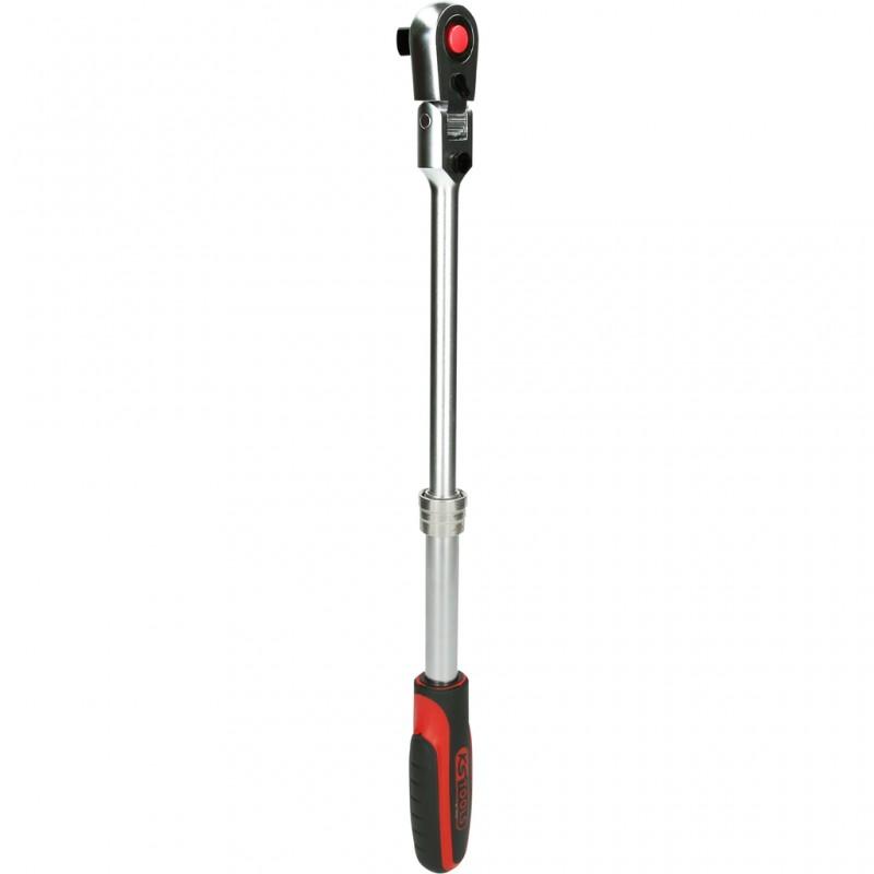 1/2" teleskopinė terkšlė KS TOOLS SlimPOWER