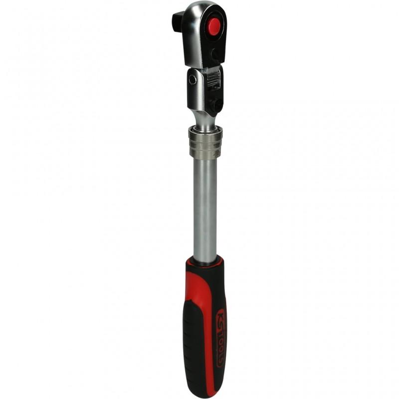 1/2" teleskopinė terkšlė KS TOOLS SlimPOWER