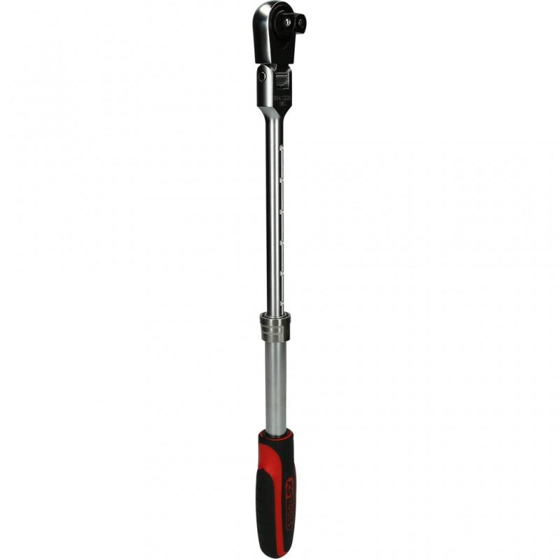 1/2" teleskopinė terkšlė KS TOOLS SlimPOWER