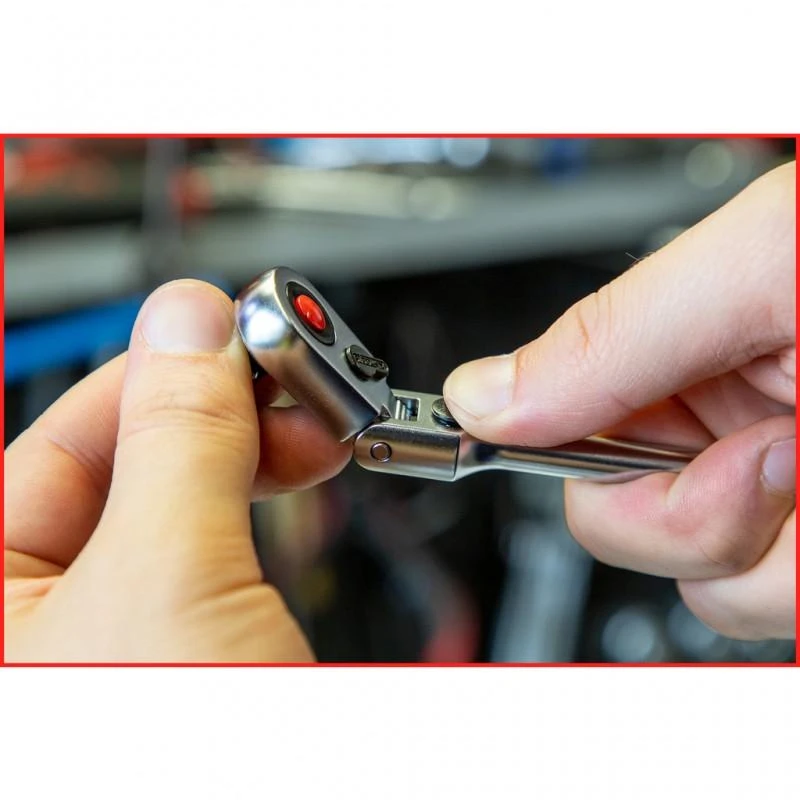 1/4" teleskopinė terkšlė KS TOOLS SlimPOWER
