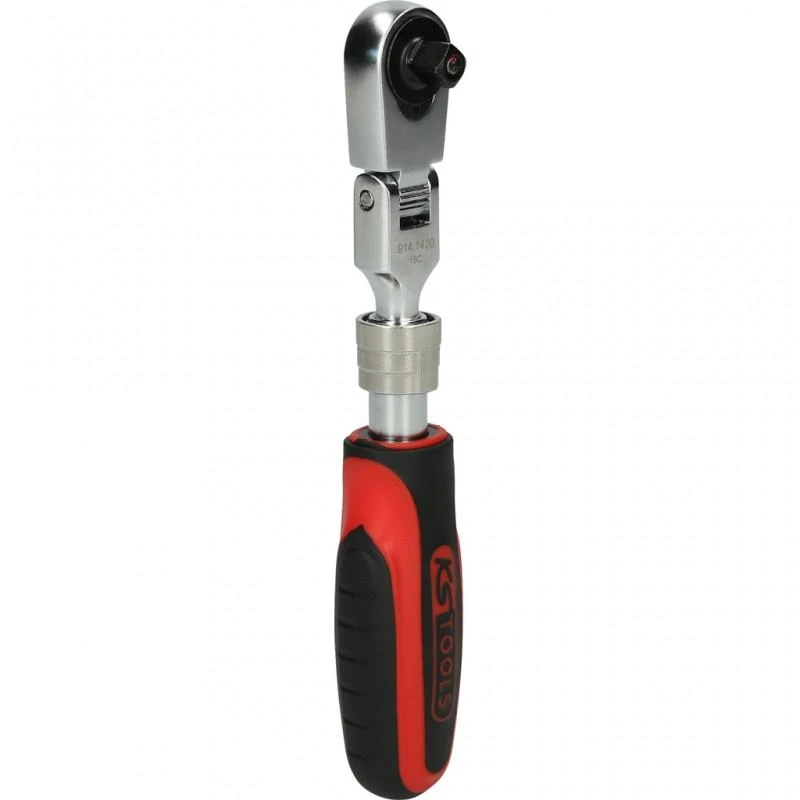 1/4" teleskopinė terkšlė KS TOOLS SlimPOWER