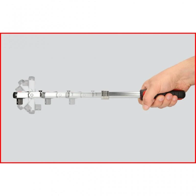 1/4" teleskopinė terkšlė KS TOOLS SlimPOWER