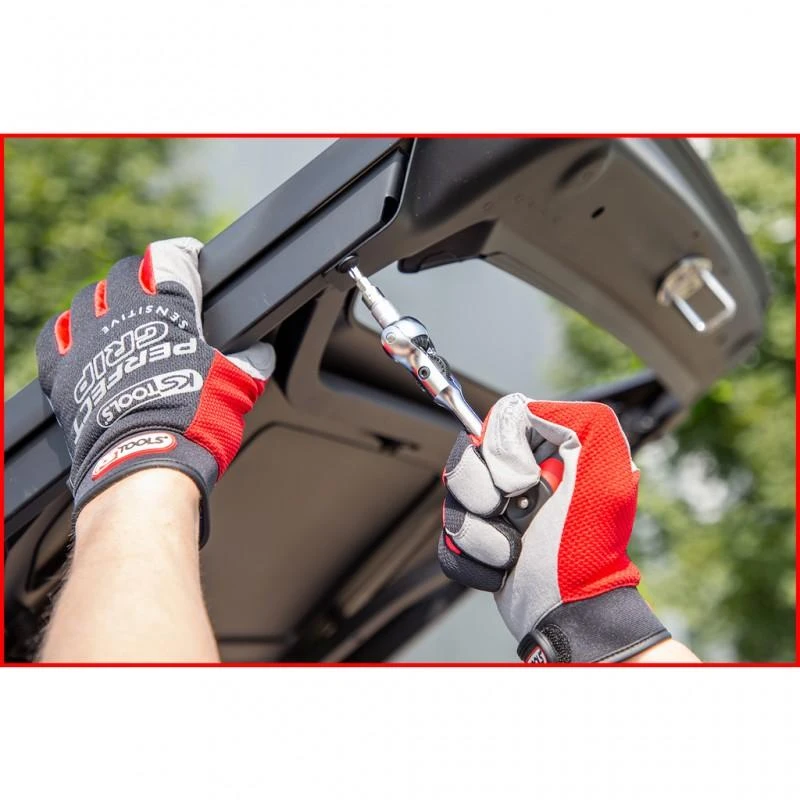 1/4" terkšlė su sukiojama T formos rankena KS TOOLS Modifix Mini