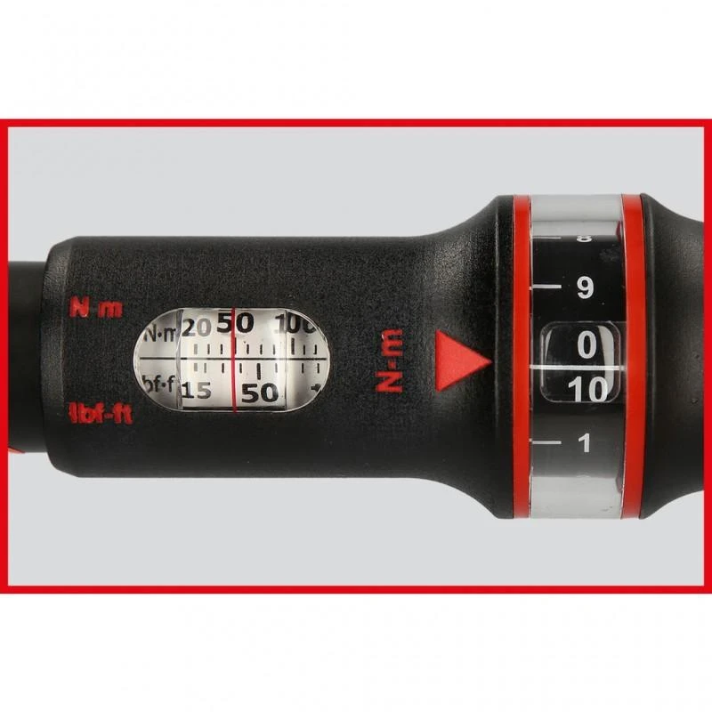 Dinamometrinis raktas, komplektas ERGOTORQUE 1/2´´ 20-200Nm, KS Tools