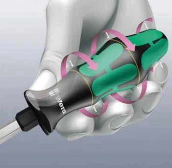 12 atsuktuvų rinkinys WERA Kraftform XXL