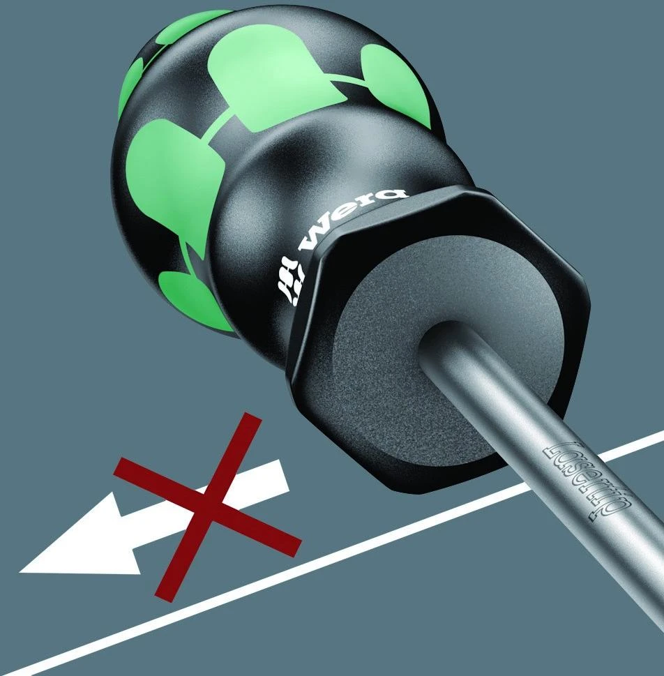 12 atsuktuvų rinkinys WERA Kraftform XXL