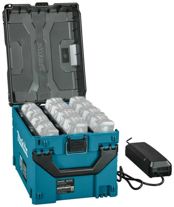 Makita 1914U0-3 įkrovimo stotelė su 12 akumuliatorių