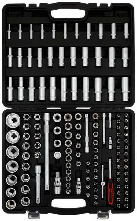 133 dalių dvylikakampių galvučių komplektas KS TOOLS 1/4" 3/8" 1/2"