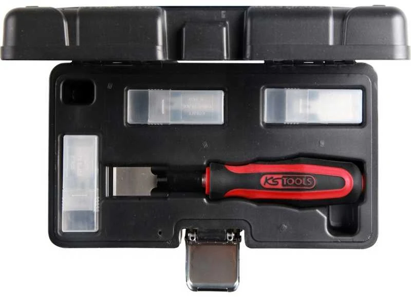 16 dalių plokščių gremžtukų rinkinys KS TOOLS