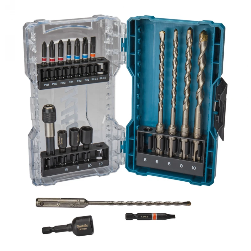 Grąžtas Makita E-07026 Sukimo antgalių komplektas 18 vnt.