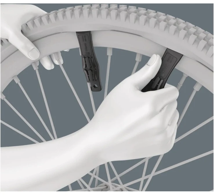 2 dalių dviračio padangų montavimo įrankių rinkinys WERA Bicycle Set 13