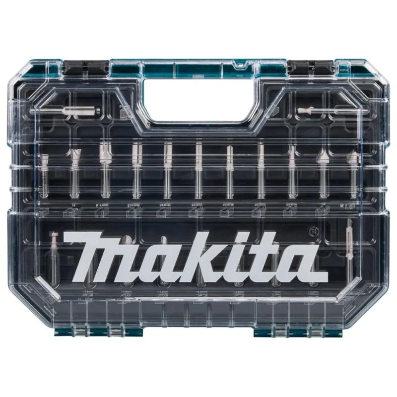 Makita 22 vnt. griovelių frezų rinkinys D-74784