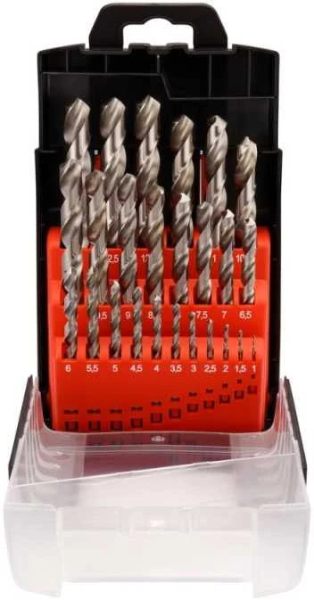 Grąžtas Makita Grąžtų komplektas 25 vnt. (1-13mm) metalui HSS-G D-50457