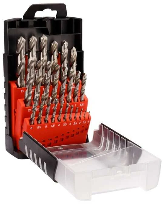 Grąžtas Makita Grąžtų komplektas 25 vnt. (1-13mm) metalui HSS-G D-50457