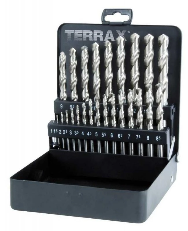 Grąžtas 25 dalių grąžtų rinkinys RUKO Terrax HSS