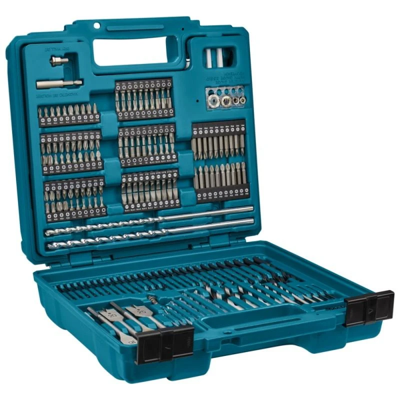 Grąžtas Makita E-11689 Grąžtų ir sukimo antgalių rinkinys, 256 vnt.