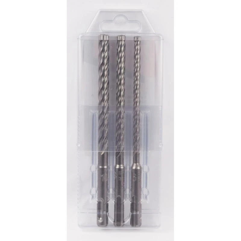 Grąžtas Makita SDS-PLUS Grąžtų Komplektas 3-vnt (6x165, 8x165, 10x165) NEMESIS 2 B-59075