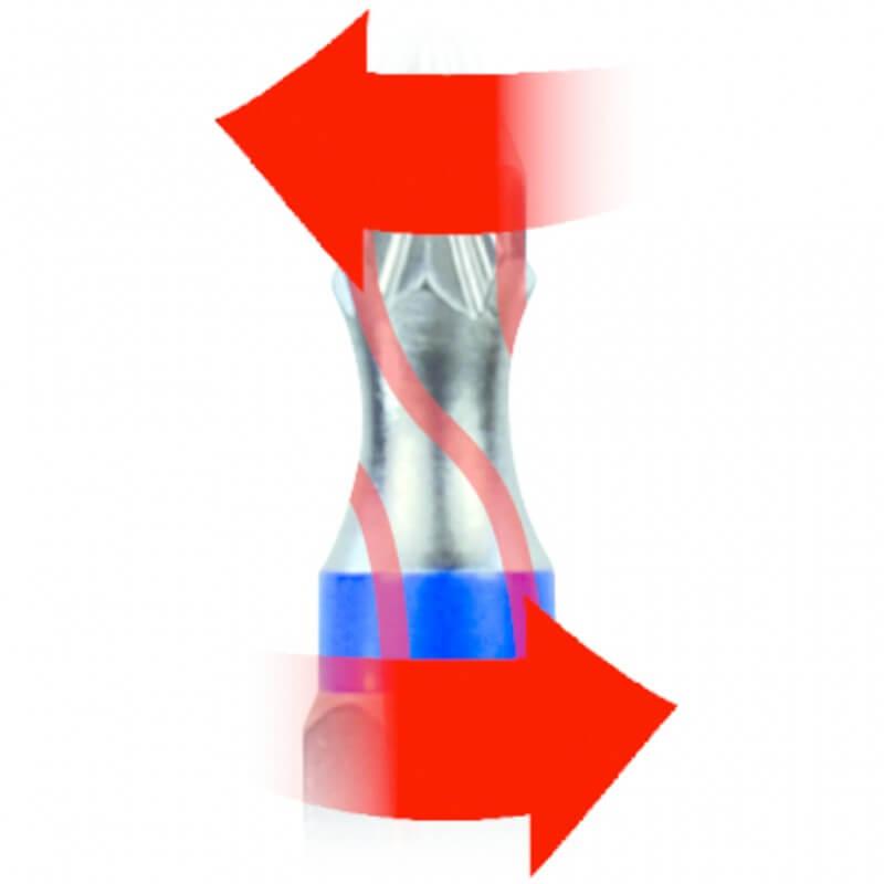 32 dalių įrankių rinkinys KS TOOLS TorsionPower 1/4"