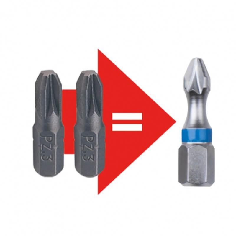 32 dalių įrankių rinkinys KS TOOLS TorsionPower 1/4"