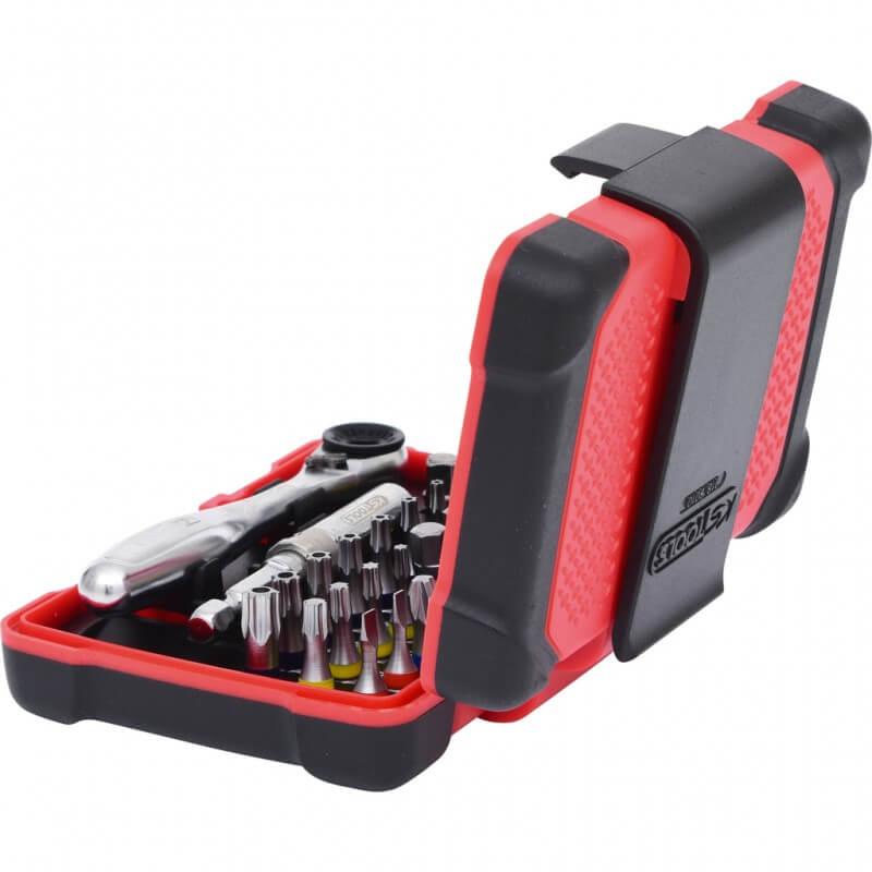 32 dalių įrankių rinkinys KS TOOLS TorsionPower 1/4"