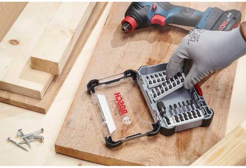 Bosch 36 dalių smūginių antgalių komplektas Impact Control PICK&CLICK