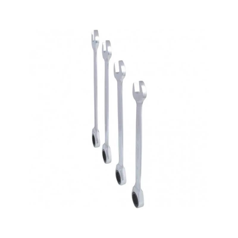 4 dalių kombinuotų terkšlinių raktų rinkinys KS TOOLS GEARplus 24-32mm