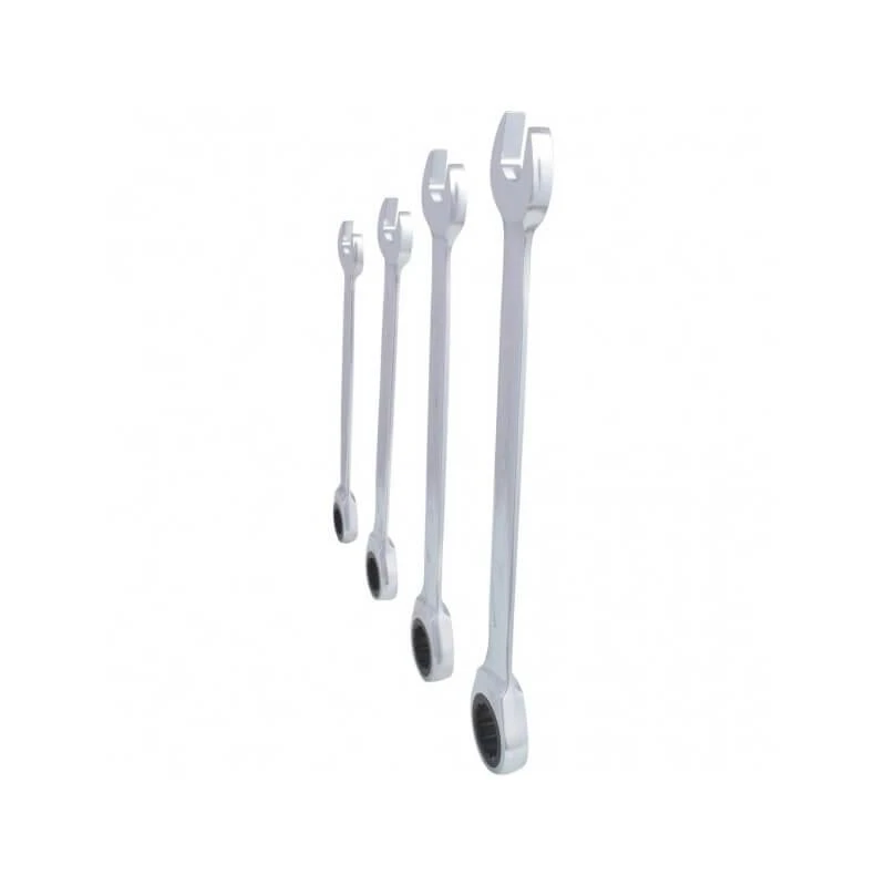4 dalių kombinuotų terkšlinių raktų rinkinys KS TOOLS GEARplus 24-32mm