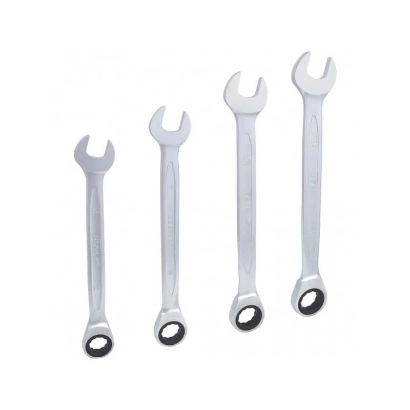 4 dalių kombinuotų terkšlinių raktų rinkinys KS TOOLS GEARplus 24-32mm