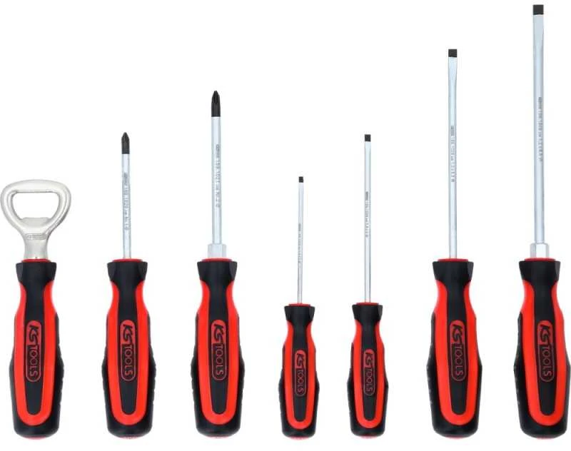 KSTOOLS 6 dalių atsuktuvų rinkinys KS TOOLS su priedu