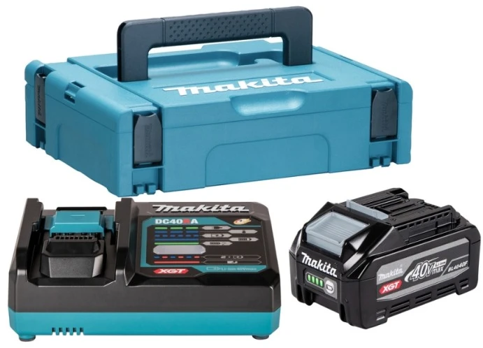 Akumuliatoriaus ir įkroviklio komplektas MAKITA MakPac 40V Max XGT 4,0Ah
