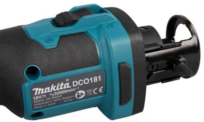 Makita DCO181Z Akumuliatorinis freza gipso kartonui, 18V Li-ion, BL-motor, Be akumuliatorių ir kroviklio