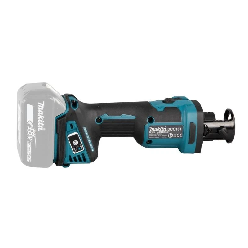 Makita DCO181Z Akumuliatorinis freza gipso kartonui, 18V Li-ion, BL-motor, Be akumuliatorių ir kroviklio