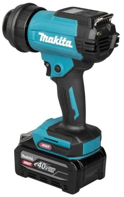 Makita HG001GZ02 LXT KARŠTO ORO FENAS XGT 40V, Reguliuojama temperatūra - 600C°, 120/200 l/min, MAKPACK, Be akumuliatorių ir kroviklio!